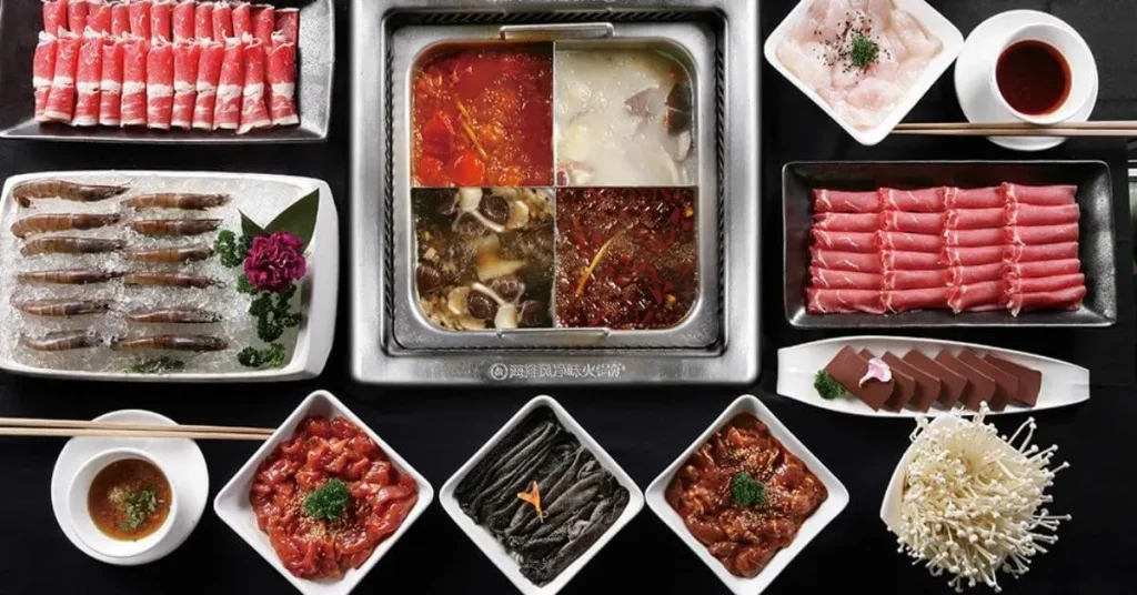Hai di lao Fresh and Quality Ingredients Menu